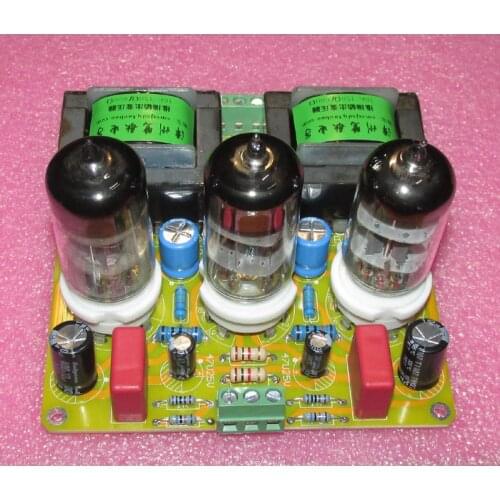 Tube 6N1 push 6N1 push-pull headphone amplifier board, stereo 1W + 1W, output 8Ω and 32Ω or 150Ω and 600Ω