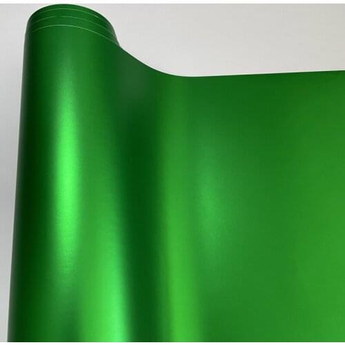 10/20/30/40/50X152CM Matt Metallic Green Vinyl Air Release Adhesive Matte Chrome Car Wrap Foil Motorcycle Scooter Sticker Decal