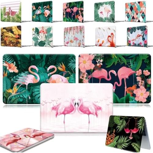 For Apple MacBook Air Pro Retina 11 12 13 15&New Air 13/Pro 13 15 16 with Touch Bar- Print Flamingo Hard Shell Laptop cover case