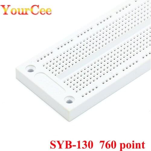 1pcs 760 Point Breadboard PCB Board SYB-130 SYB130 Tie-points Experiment For Test Develop DIY kit 178 x 86 x 8.5mm