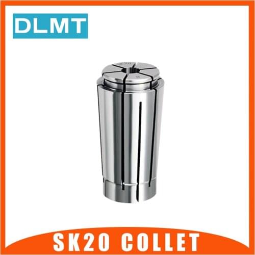 1PCS SK20 4/6/8/10/12/16/20 collet New spring collet chuck for SK toolholder CNC machine milling