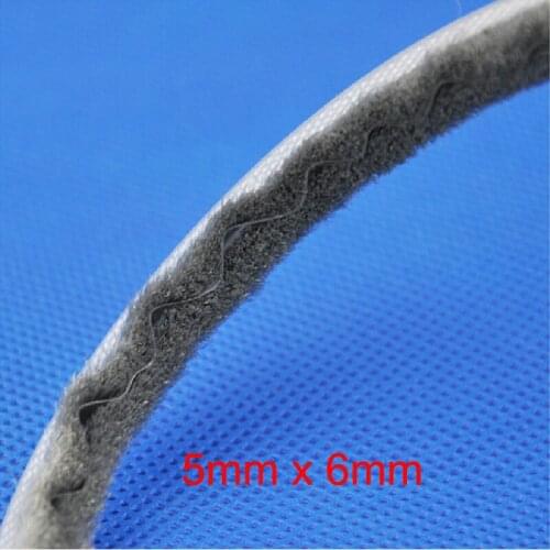 5m x 5mm x 6mm sliding door window brush seal strip weatherstrip soundproofing draught excluder