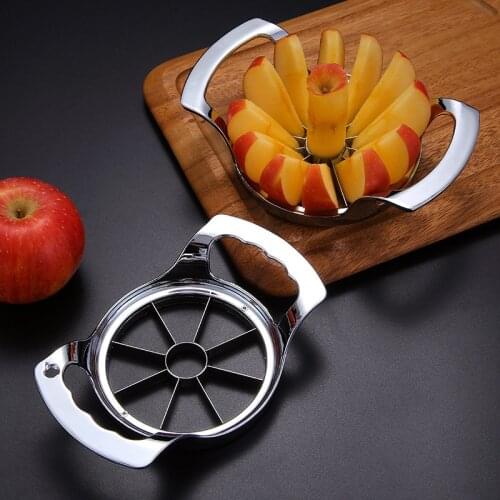 8-Blade Large Apple Cutter Slicer Stainless Steel Fruit Cutter Apple Knife Corer Cooking Vegetable Tools Chopper Kitchen Gadgets