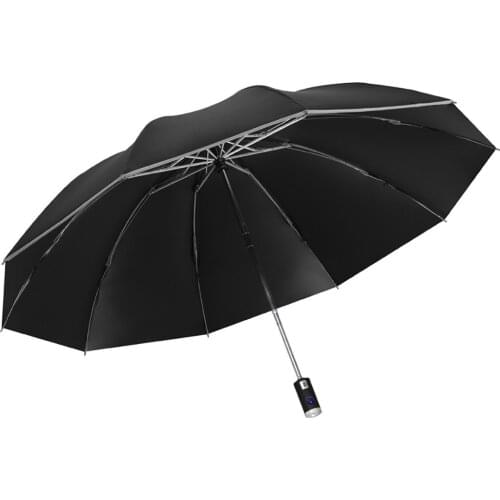 Automatic Folding Reverse Umbrellas for Men Women Travel Rain Umbrellas Windproof Business 10Rib Parapluie Inverted Sun Umbrella