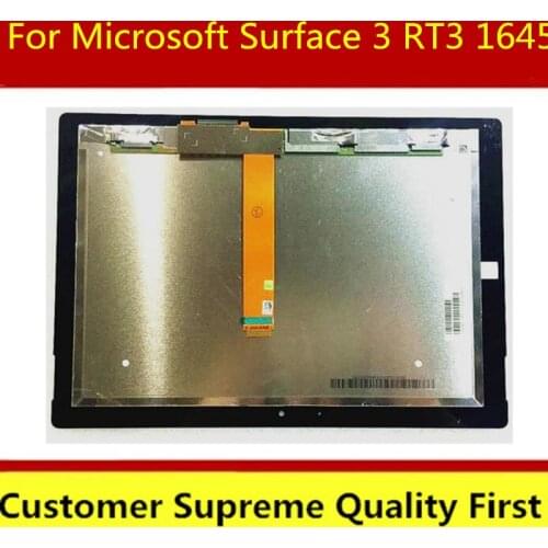 Free shipping LCD Display For Microsoft Surface 3 RT3 1645 LCD Assembly Touch Screen Digitizer