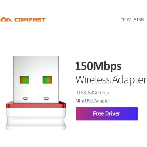Free driver Comfast 150Mbps Mini Network Card Wireless USB WiFi LAN Adapter 802.11n/g/b WIFI adapters antenna For PC Computer