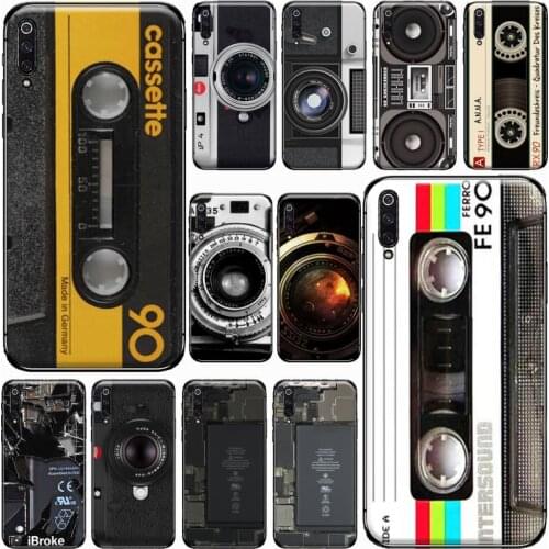 Vintage Tape Camera Gameboy Phone Case For Xiaomi Redmi note 4 4X 8T 9 9s 10 K20 K30 cc9 9t pro lite max