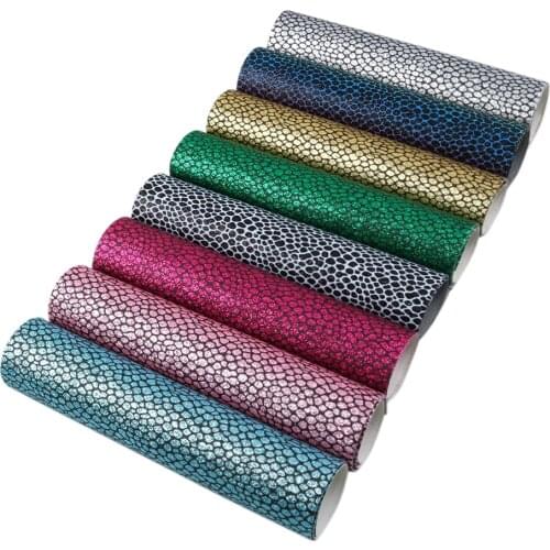 David accessories 20*33cm Glitter Fabric Gold Faux Leather Sheets Sequin Synthetic Leather DIY Hairbow Fabric Material,1Yc9150