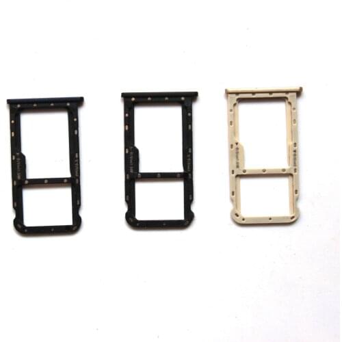 Nano SIM/ Micro SIM Card Tray Holder Micro SD Card Slot Holder Adapter for Huawei G10 Honor 9i Nova 2i mate 10 lite maiamng 6