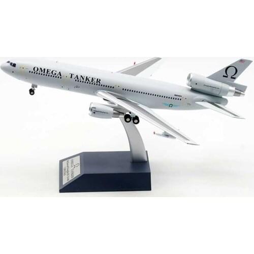 1:200 Scale Omega Fuel Dispenser DC-10-40 Airlines Model with Base Alloy Aircraft For Collectible Souvenir Show Gift Toys