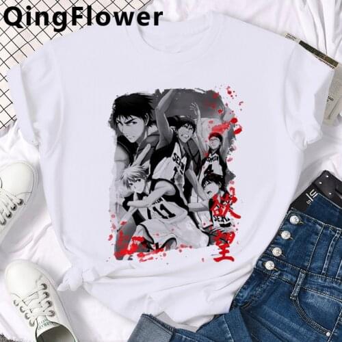 Anime Kuroko No Basket Basketball top tees tshirt men ulzzang casual aesthetic streetwear couple summer top harajuku kawaii