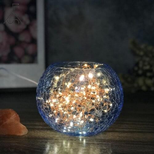 Creative Dream Nordic Decorative Bedroom Bedside Lamp Plug-in Nightlight Himalayan Salt Lamp Romantic Christmas Gift Decor