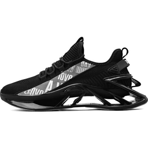 2020 New Arrival Blade Men Running Shoes Athletic Sport Shoes For Men Casual Breathable Men Platform Chunky Sneakers Zapatillas