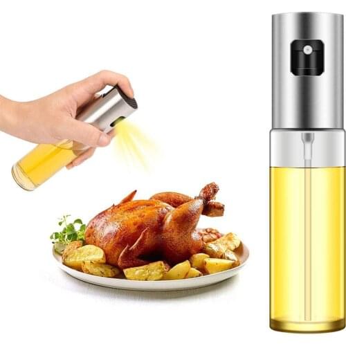 Kitchen accessories 1pcs Bakeware Cook Oil Vinegar Bottles Spray Gadgets Salad BBQ Pizza Glass Baking Pastry Tools Kitchenware