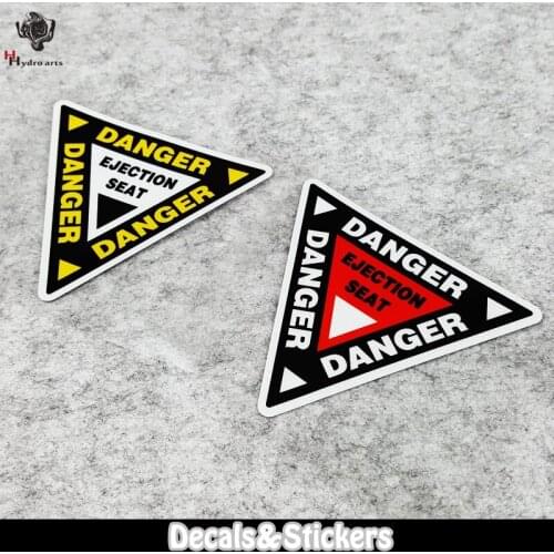 NO.LN220 DANGER Ejection seat MOTO GP Reflective Sticker Car Sticker Decals Racing Stickers for Motorcycle Windshield Bike