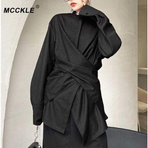 MCCKLE Collar Blouses