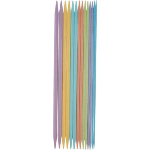 14 Pcs Double Pointed Knitting Needles Set, Plastic Knitting Needles for