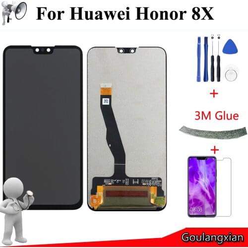6.5" AAA Original LCD For Huawei Honor 8X LCD Display Touch Screen Digitizer Assembly For Honor 8X JSN-L21 JSN-L42 JSN-LX2 LCD