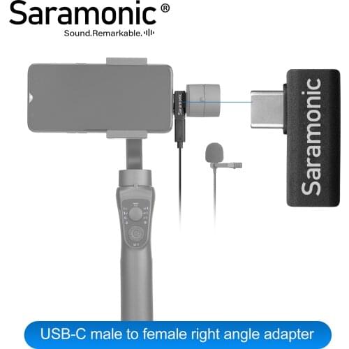 Saramonic SR-C2005 Type-C Male to Female Right Angle Adapter