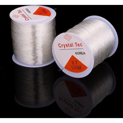 Plastic Crystal DIY Beading Stretch Cords Elastic Line Jewelry for bracelet Make Supply Wire String jeweleri thread