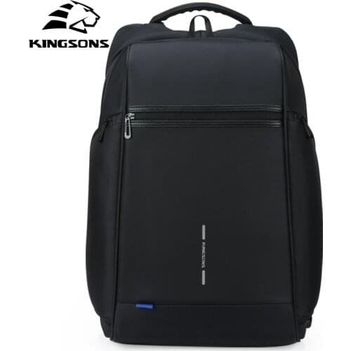Kingsons 15"17" Laptop Backpack External USB Charge Computer Backpacks Anti-theft Waterproof Bags for Men Women large capacity