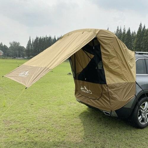 Car Trunk Shade Awning Tent for Outdoor Camping Travel Car Waterproof Tailgate Shade Awning Sunshade Tent