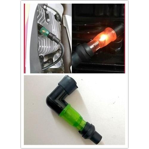 Universal cyclopropane 8mm ignition coil elbow spark plug cover head for BMW HP2 SPORT K1200R K1200R SPORT K1200S K1300 S/R/GT