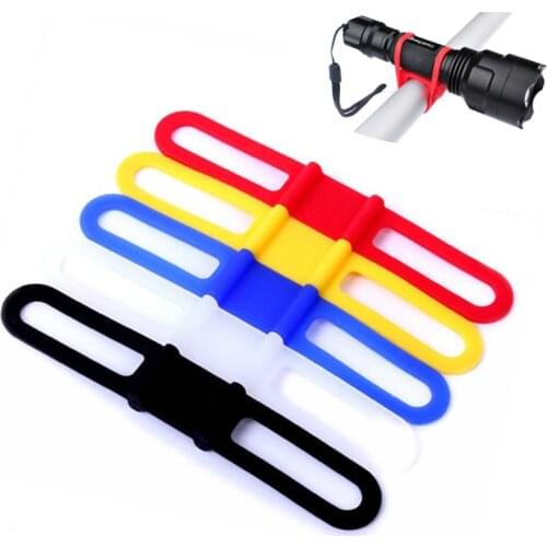 SPORADIC Bicycle Light Holder Silicone Support Torch Flashlight Holder Cycling Strap Band Road MTB Mountain Bike Accessories