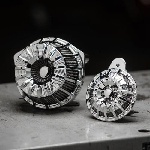 Motorcycle CNC Crafts Intake Air Cleaner Filter &Horn Speaker Cover Set For Harley Touring Road Glide Electra Street Glide 17-Up