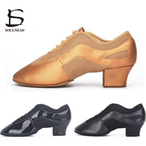 Women Shoes Ballet Yoga Jazz Woman Latin Dance Shoe Adult Ballroom Salsa Tango Shoes PU+Mesh Breathable Female Training Sneakers