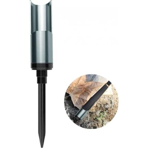 1 PC Fishing Rod Stand Holder Aluminum Alloy Anti-Rust Steel Fishing Pole Plug Insert Ground Triangular Bracket