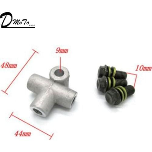 3 Way Hydraulic Brake Hose Line Adaptor Spliter PIT TRAIL Dirt Quad Bike ATV