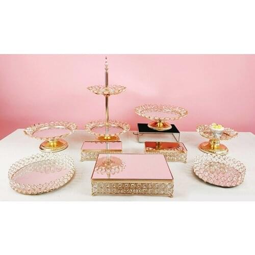 3pcs-9pcs Cake Stand Cupcake Tray Tools Gome Decoration Dessert Table Decorating Party Suppliers Wedding Display