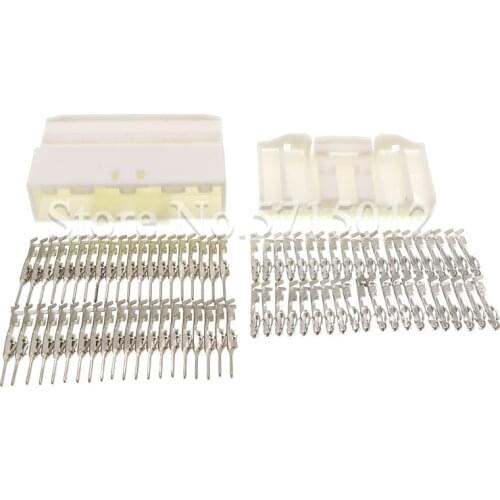 40 Hole 1674312-1 1318389-1 Female Male Automotive Connector Wire Cable Sockets With Terminals For Nissan