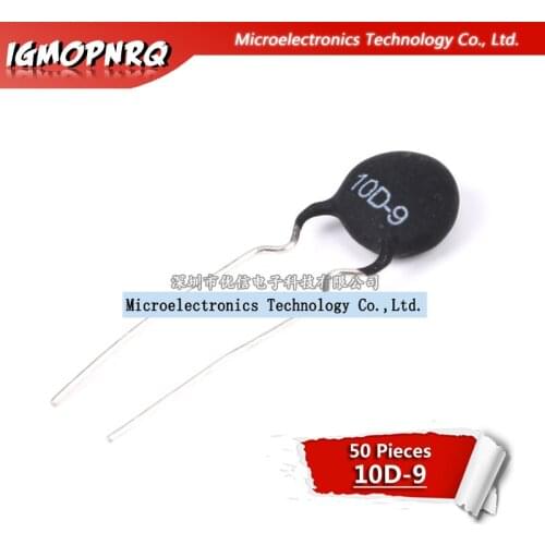 50pcs Thermistor Resistor NTC 10D-9 Thermal Resistor new original