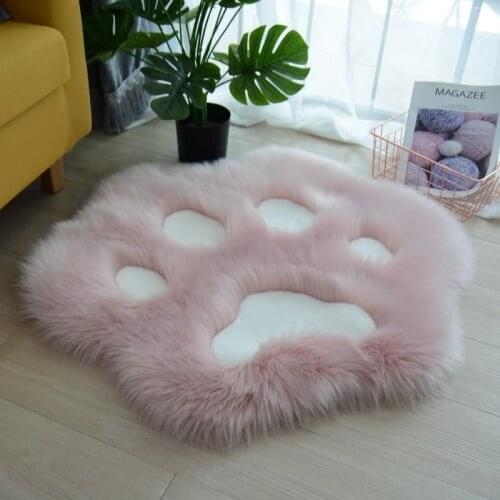 Soft Plush cat claw rug For Living Room Baby Room Anti-slip Rug Bedroom Water Absorption Shaggy Home Plush Floor Mat