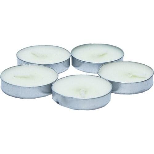 Ksmart Tea Lights White Candle 5Ad candles and scents свечи и ароматы velas y aromas