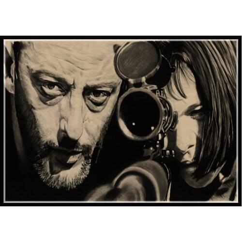 Leon the professional poster classic old movie vintage poster retro nostalgia kraft paper wall stickers Home decorposters