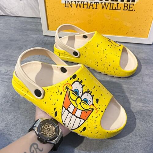 Summer Men Beach Shoes Big Size 45 46 Outdoor Male Slippers 2021 Newest Comfort Soft Non-slip Wear Resitant At Home Boy Mules