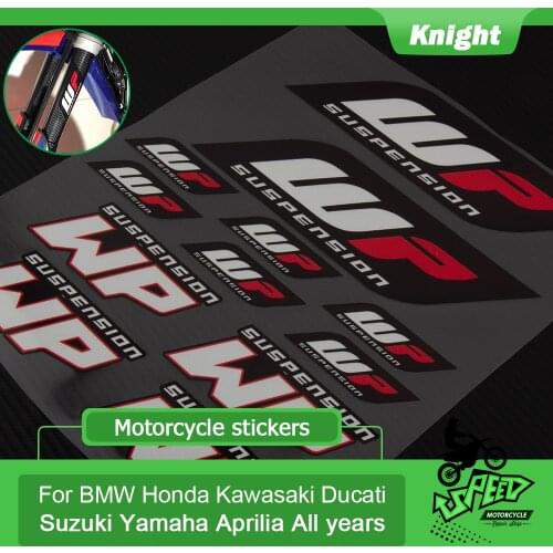 A set Reflective Emblem Sticker Decal Motorcycle For WP suspension