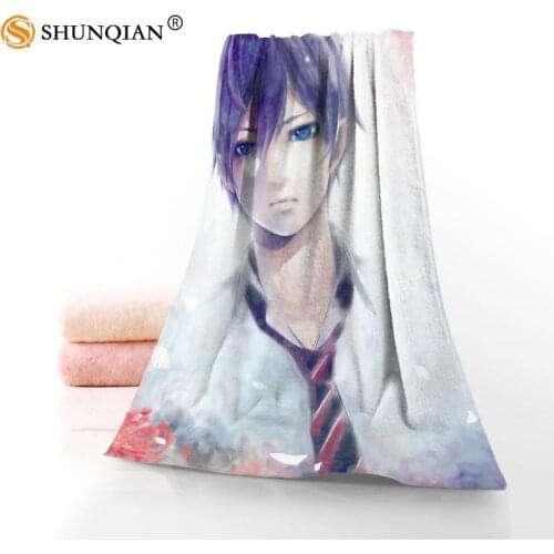 New Custom Anime Boy Towel Printed Cotton Face/Bath Towels Microfiber Fabric For Kids Men Women Shower Towels