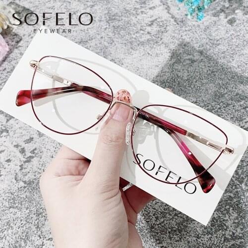 Cat Eye Optical Eye Glasses Myopia Prescription Eyeglasses Female Multifocal Progressive Glasses For Women Bifocal Spectacles