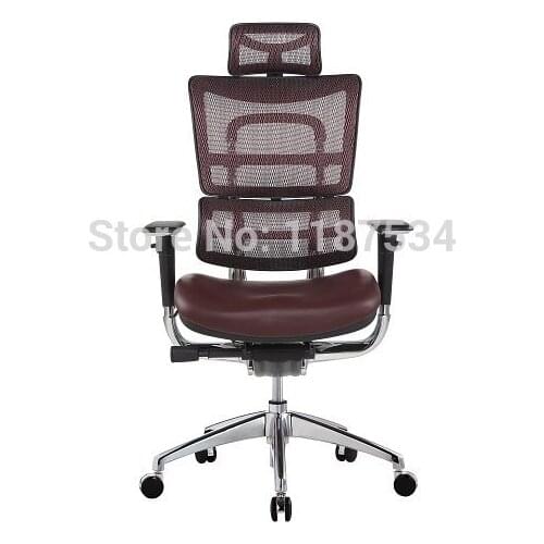 JNS801YK Mesh and leather office chair executive swivel chair with headrest office chair