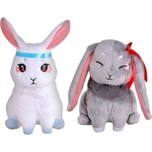 Dao Mo To Shi Plush Toys Mo Dao Zu Shi Peluche Wei Wu Xian Lan Wang Ji Rabbit Soft Stuffed Peluche Toy Cosplay Birthday Gifts