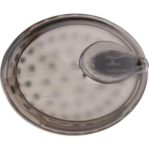 Gray Silicone Shampoo Brush for Scalp Care Hair Cleaning Shower Neck and Body Massager