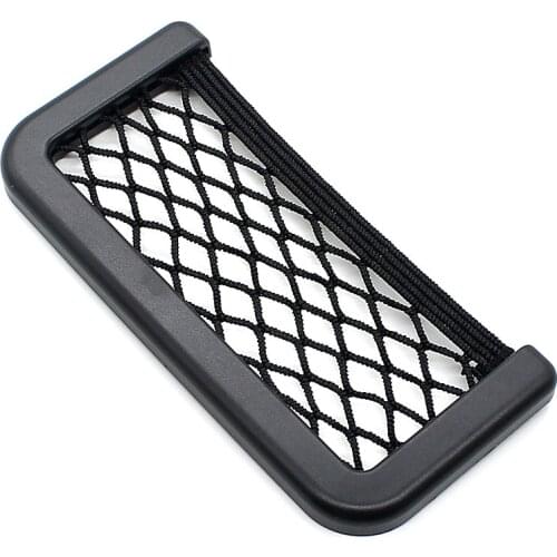 Universal Auto Storage String Network Bag Car Mounted Mesh Debris Storage Mobile Phone Holder Glove Box