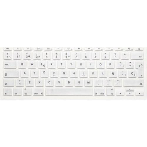 EU Spanish Keyboard Protector Cover 5pcs for Macbook Pro Retina 13 15 17 $Macbook Air 13 EU Version ESP Silicon Stickers