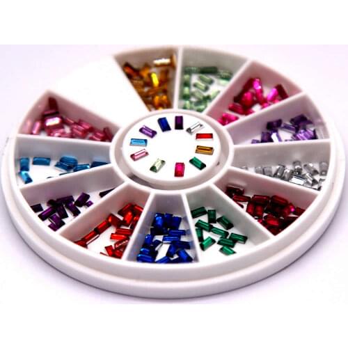 1 Box Large Droplet Glitter Rhinestones Crystal AB Non Fix FlatBack Strass Sewing Fabric Garment Rhinestone Nail Art Stone