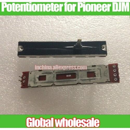 1pcs 88MM Mixing console Cross Slide Push Slide Potentiometer for Pioneer DJM500 600 800 900 2000 B10KX2