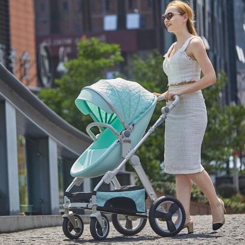 2 in 1 egg baby high land scape stroller stroller stroller can sit on a light folding children high view baby pram baby trolley